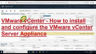 How to install and configure VMware vCenter Server and How to Upgrade EXSI Server Step by Step Guide [upl. by Nikolia]