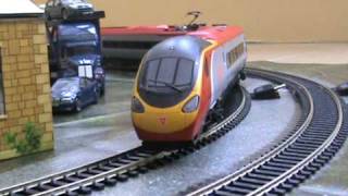 Hornby pendolino train [upl. by Ahsiuqel]