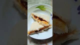 2 min Breakfast Chocolatey banana sandwich 🥪😋😋😋foodshorts [upl. by Donaldson741]