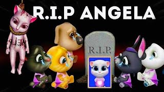 Goodbye ANGELA 😭  My Talking Tom amp Friends  NOT AMONG US💔 Best Funny Gameplay [upl. by Leslee]