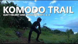 Komodo Trail I Leatt Helmet amp Goggles I Day 1 2 3 [upl. by Adnale]