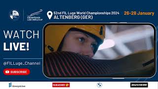 52nd FIL Luge World Championships 2024 Altenberg GER  Where to watch [upl. by Hendrika]