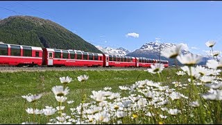 Bernina Express  Tirano  StMoritz [upl. by Ayanaj]