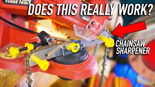 Does This Really Work Chainsaw Sharpener From Harbor Freight [upl. by Eddy]