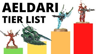 Aeldari Unit Tier List in 10th Edition Warhammer 40K Best and Worst in the Craftworld Eldar Index [upl. by Aluk919]