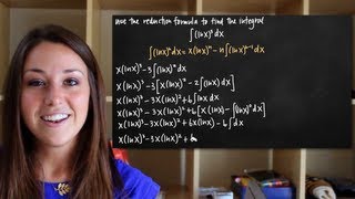 Integrals using reduction formulas KristaKingMath [upl. by Ayisan]