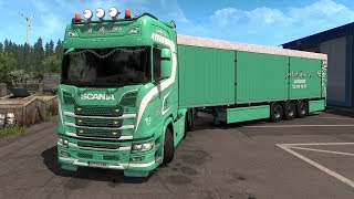 ETS2 132 beta  combo skin quotJacob Pedersen Lundby for Scania Squot 132  review [upl. by Norok]