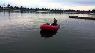 ALEKO® BT360 118ft Inflatable Boat with Aluminum Floor [upl. by Nottirb640]