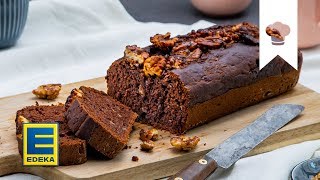 Bananenbrot selber machen  Saftiger Kuchen mit Banane und Schokolade  EDEKA [upl. by Aicirtan75]