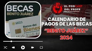 BECAS BENITO JUÁREZ 2024 CALENDARIO DE PAGOS [upl. by Sayre479]