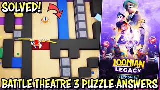 HOW TO SOLVE ALL PUZZLES IN BATTLE THEATRE 3  SEPHARITE CITY  LOOMIAN LEGACY Roblox [upl. by Ailaza]