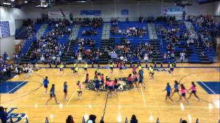 Lampasas HS Senior Pep Rally Cheer Routine [upl. by Siwel]