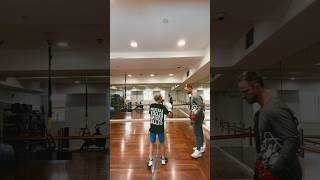 Training my boxing moves 🥊 shorts boxing [upl. by Riaj377]