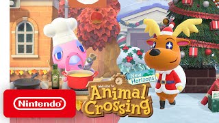 Animal Crossing New Horizons  Free Winter Update  Nintendo Switch [upl. by Einnoj]