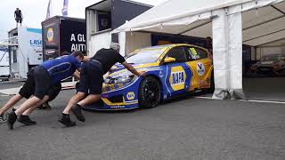 BTCC Paddock at Knockhill is heating up [upl. by Koslo]