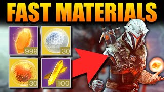 Solo Masterwork Materials Farm  Fast Upgrades in Destiny 2 [upl. by Braeunig]