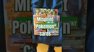 Two misprint and miscut Pokemon cards short [upl. by Manley]