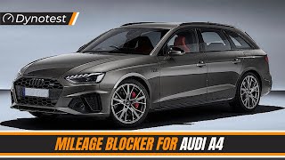 Audi A4 B9  MILEAGE BLOCKER from Dynotest  Installation and use [upl. by Alikahs]