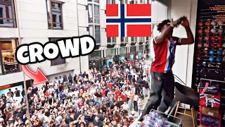 SPEED DOES quotSUIIIIquot IN OSLO WITH quotENTIRE CROWDquot NORWAY STREAM🇳🇴 [upl. by Leidag818]