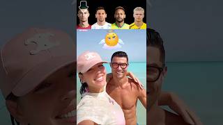 Ronaldo vs Messi vs Neymar vs Haaland  kiss amp lovely time with girlfriend Challenge [upl. by Marabel]