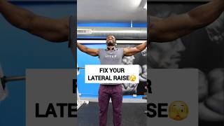 LATERAL RAISE FIX 🔥🔥 bodybuilding shoulder ytshorts shorts gym fit motivation arms [upl. by Eiralc]