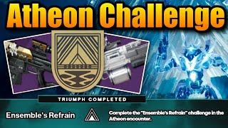 Atheon Challenge  Ensembles Refrain Challenge  Vault of Glass Raid [upl. by Annaear]