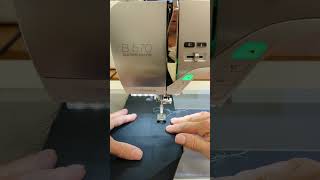 All about quotHoverquot on your BERNINA Sewing Machine with electronic presser foot updown [upl. by Ahsrav]