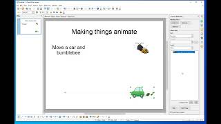 How to animate things for Open Office Presentation [upl. by Nnylyar]