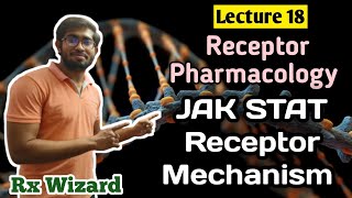 RECEPTORS  JAKSTAT Receptor Mechanism  Pharmacodynamics  Rx Wizard [upl. by Norramic]