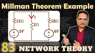 2  Millmans Theorem Example Solved Problem and Explanation [upl. by Ambrosia682]