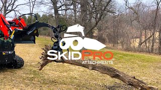 Skid Pro Skid Steer Log Grapple Boulder Grapple [upl. by Anilak317]