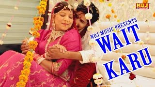 Latest Haryanvi Song  Wait Karu  Lalla Saini  Haryanvi Songs 2016  DJ Dance  NDJ Music [upl. by Suoicerp126]