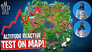 Moncler Skins Reactive Testing on BR Map Fortnite Battle Royale [upl. by Adanar]