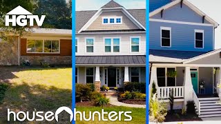 House Hunting in Charlotte Craftsman or Modern Farmhouse  House Hunters  HGTV [upl. by Dremann190]