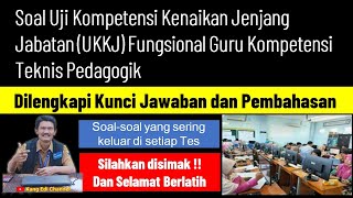 Soal UKKJ Jabatan Fungsional Guru  Kompetensi Pedagogik kangedibae [upl. by Ailongam68]