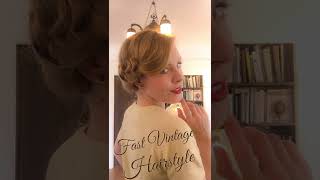 Fast amp Easy 1940s Vintage Hairstyle  Long Hair [upl. by Larissa]