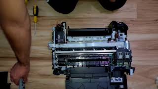 DISASEMBLY  Canon Pixma MG4250  fixing paper feeding error HD [upl. by Derreg]