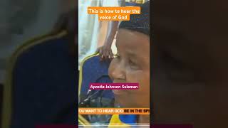 How to Hear the Voice of God  Apostle Johnson Suleman apostlejohnsonsuleman [upl. by Annohsal]