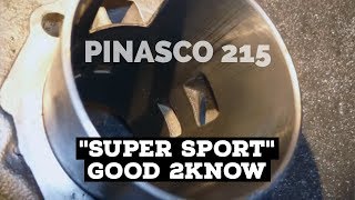 vespa PINASCO 213 quotSUPER SPORTquot good2know  1 port cyl copy of original 200cc  FMPguides [upl. by Ahsoik438]