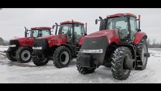 Campbellsport WI farm auction March 14 2013 CaseIH Tractors [upl. by Jeni]