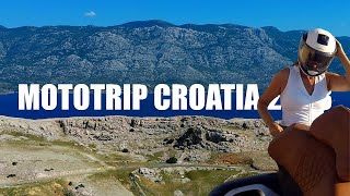 Mototrip CROATIA 2023  ENG subtitles  Pag Primosten Dubrovnik Biograd Plitvice lakes [upl. by Tiedeman576]