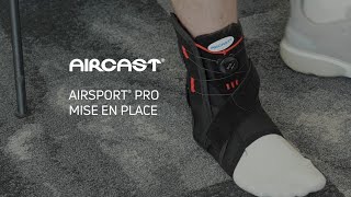 Mise en place de lattelle de cheville Airsport Pro Aircast® [upl. by Ameen]