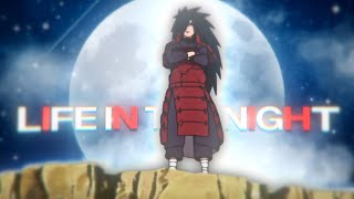 Living Life In The Night 🌙  Madara Uchiha Edit  AMV HD [upl. by Pegma596]