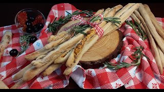 Grissini  Italian Breadsticks [upl. by Lasiaf]