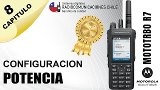 RADIO PORTATIL MOTOROLA MOTOTRBO R7  CONFIGURAR POTENCIA  Bien Explicado  Full HD 💎Capitulo 8 [upl. by Halley380]