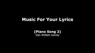 Songwriters Backing Track Piano Song 2 [upl. by Sekofski]