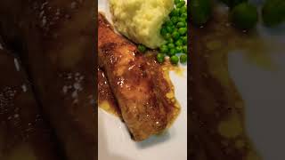 Baked salmon with mashed potatoamp peas 😋 [upl. by Nadnal]