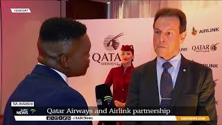 Aviation  Qatar Airways announces 25 equity investment and partnership with Airlink Rodger Foster [upl. by Nomyad]