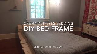 DIY Minimalist bed frame [upl. by Acinemod]