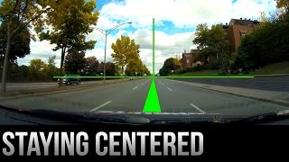 How to Stay Centered in Your Lane  Driving Tips [upl. by Htederem]